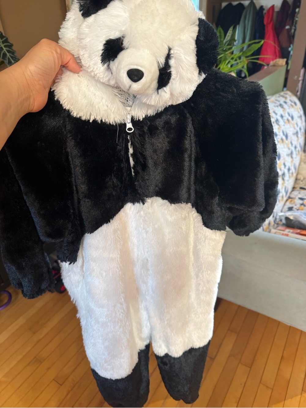 Plush Panda One-Piece Costume